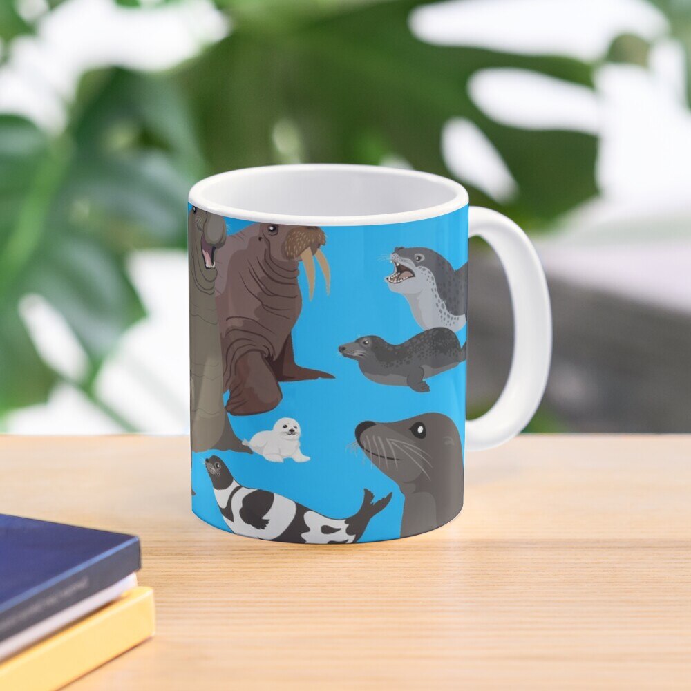I Am Thankful For Pinnipeds Coffee Mug Ceramic Cups Creative